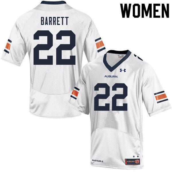 Women's Auburn Tigers #22 Devan Barrett White 2021 College Stitched Football Jersey